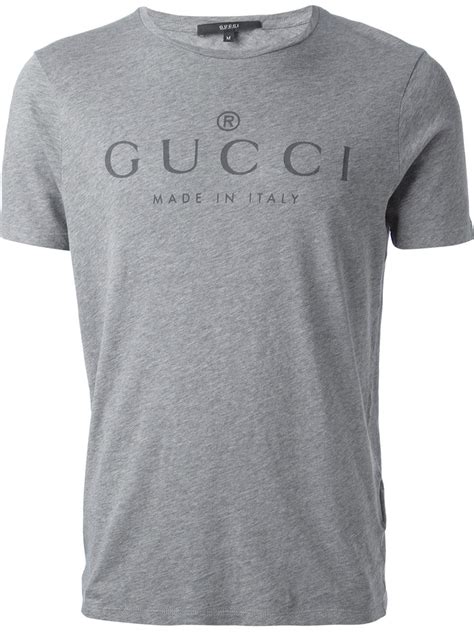 gucci grey shirt|short sleeve gucci t shirt.